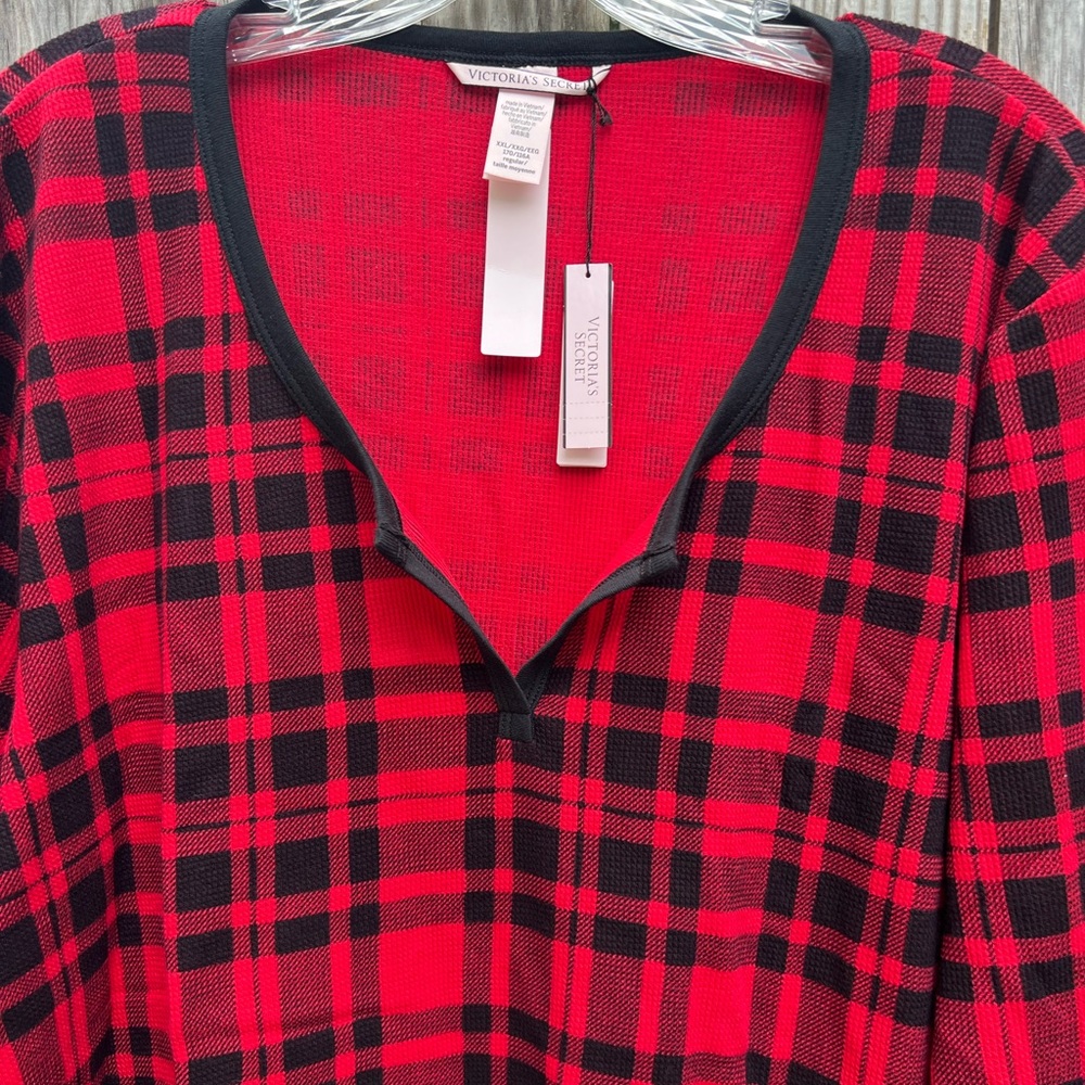 VICTORIA’S SECRET Thermal PJ’s Pajama Set Victoria's Secret Women’s XXL NWT NEW - Picture 7 of 16